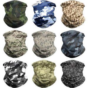 9 Pack Headwear Bandana Head Wrap Face Scarf Mask Neck Warmer for Sports